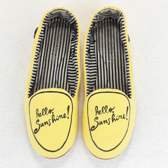 LOLY IN THE SKY "SONIA" HELLO SUN SHINE Flat Shoes - Picture 7 of 16
